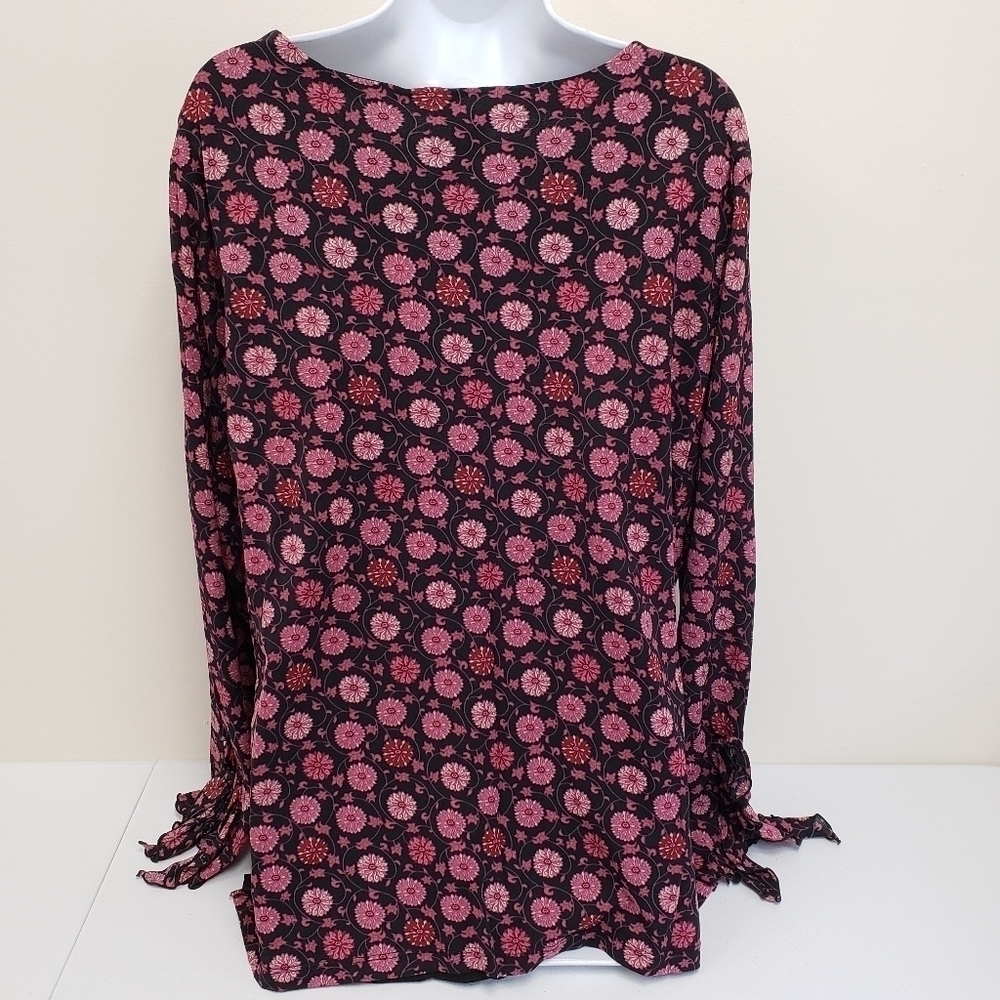 Apostrophe Womens Floral Long Sleeve Top Size 16W-18W - Picture 2 of 6